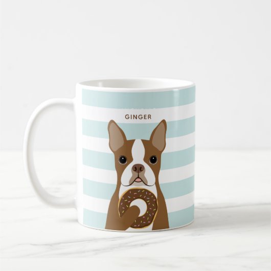 Mokken van Boston Terrier (Links)