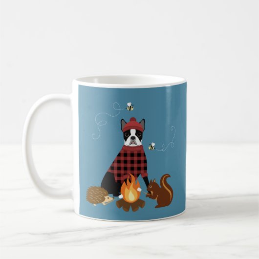 Mokken van Boston Terrier (Links)
