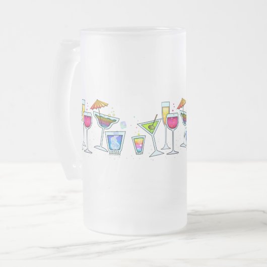 MOKKEN VAN COCKTAIL GLASSEN (Voorkant links)