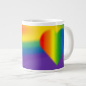 Mokken van de Gay Pride Coffee Cup Rainbow Love Cu (Voorkant rechts)