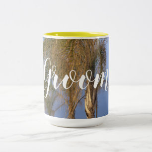 Mokken van de Groom Palm Trees Wedding