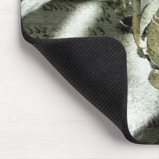 Mokken van koper en turf muismat (Hoek)