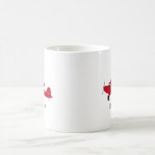 Mokken voor aangepaste Red Airplane Coffee Cups (Center)