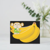 Mokko's Big Bunch Briefkaart - zwart (Staand voorkant)