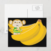 Mokko's Big Bunch Briefkaart - zwart (Voorkant / Achterkant)