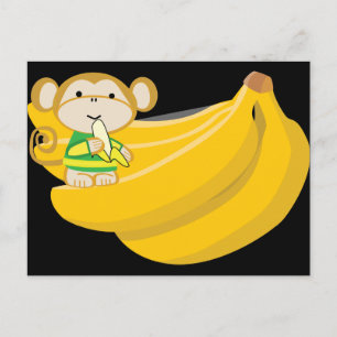 Mokko's Big Bunch Briefkaart - zwart