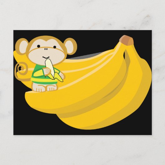 Mokko's Big Bunch Briefkaart - zwart (Voorkant)