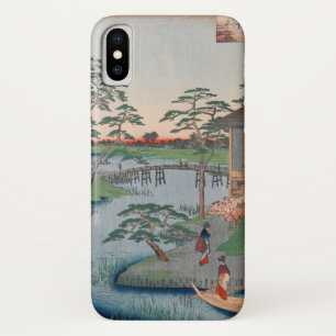 Mokuboji Temple  Ukiyo-e Japanse kunst iPhone X Hoesje