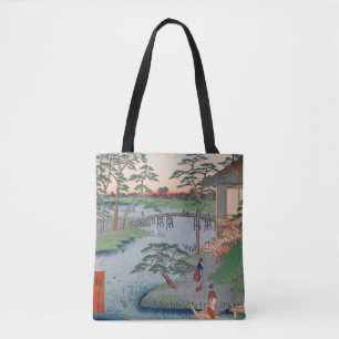 Mokuboji Temple Ukiyo-e Japanse kunst Draagtas