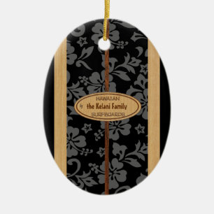 Mokuleia Vintage Surfboard Ornament