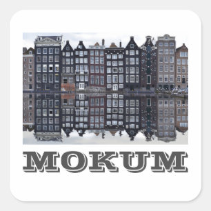 Mokum (Amsterdam) Vierkante Sticker