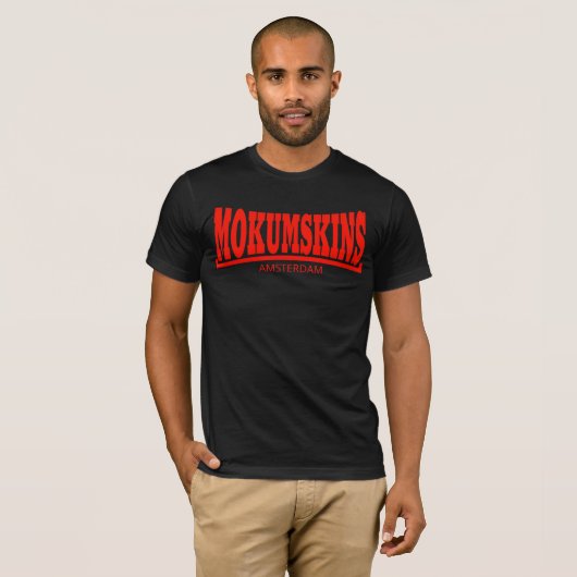 Mokumskins rood t-shirt (Voorkant volledig)