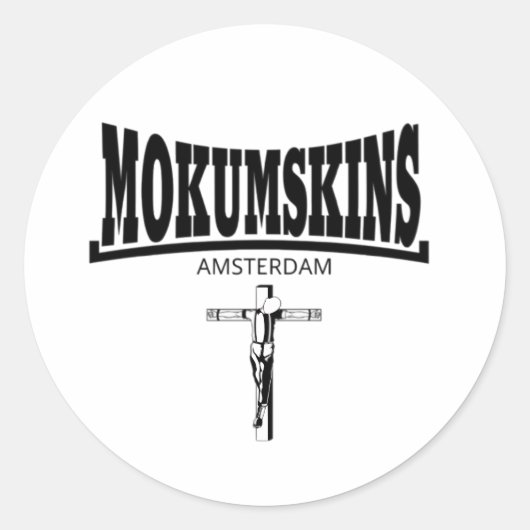 Mokumstickers Ronde Sticker (Voorkant)