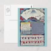 Mokuroku door Ando, Hiroshige Briefkaart (Voorkant / Achterkant)