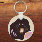 Mol 5,7 cm Basic Button Sleutelhanger (Voorkant)