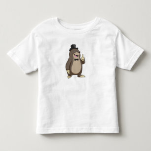Mol als bruidegom met das kinder shirts