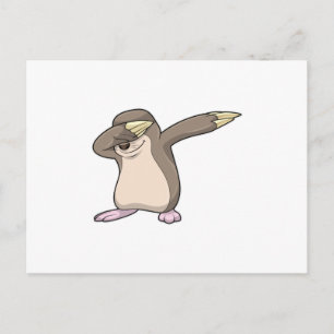 Mol bij hiphopdans dab briefkaart