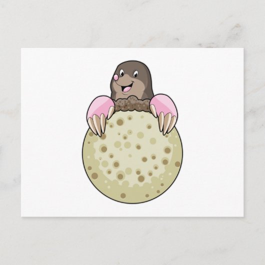 Mol met Maan Briefkaart (Voorkant)