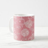 Mola Mola Pink-Ocean-sunfish Koffiemok (Voorkant links)