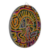 Mola Shaman Peyote Vision Dartbord (Voorkant Links)