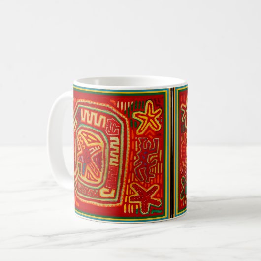 Mola Sun Spirits café Mug (Devant gauche)