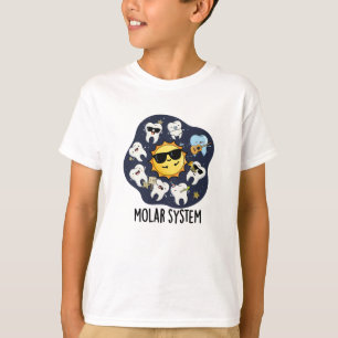 Molairstelsel Grappige Tandheelkundige Astronomie T-shirt