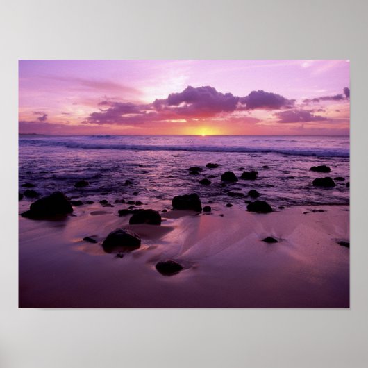 Molaki Sunset Poster (Voorkant)