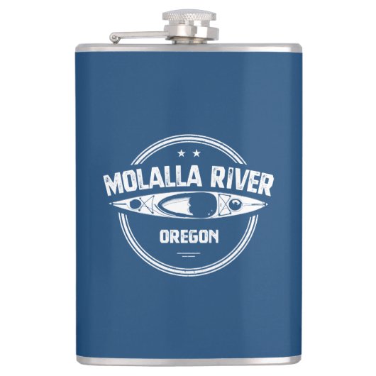 Molalla, Oregon Kayaking Heupfles (Voorkant)