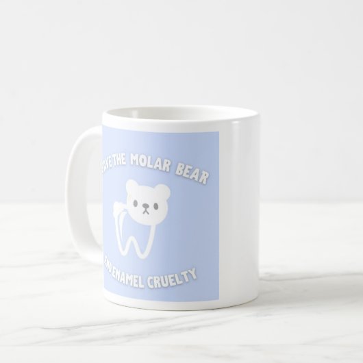 Molar bear drôle dentist mug (Devant gauche)
