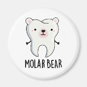 Molar Beer Funny Tooth Pun Magneet (Voorkant)
