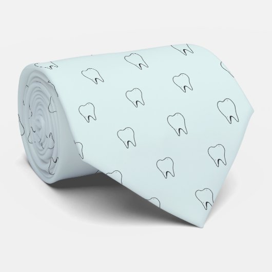 Molar Teeth Stropdas (Opgerold)