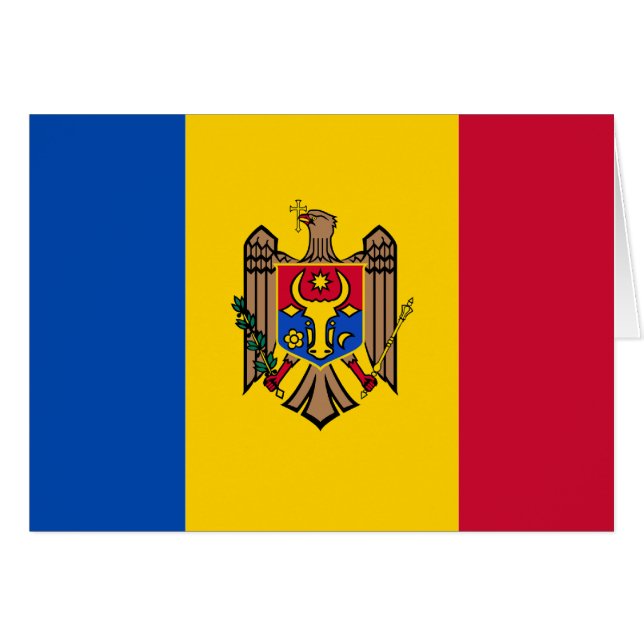Moldavië-vlag (Voorkant Horizontaal)