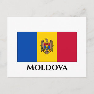 Moldavië-vlag Briefkaart
