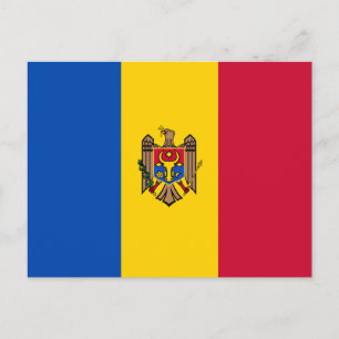 Moldavië-vlag Briefkaart