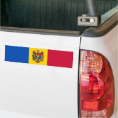Moldavië-vlag Bumpersticker (Op Truck)