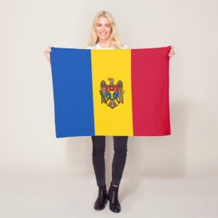 Moldavië Vlag Fleece Deken