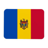 Moldavië-vlag Magneet (Horizontaal)