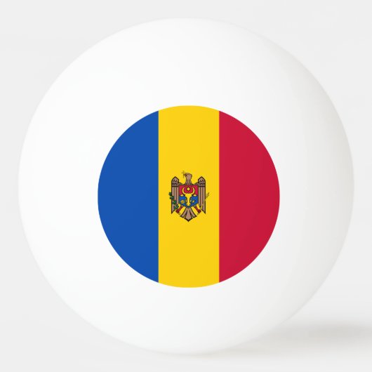 Moldavië-vlag Pingpongballen (Voorkant)