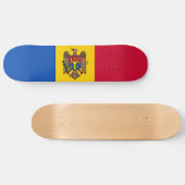 Moldavië-vlag Skateboard (Horizontaal)