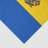 Moldavië-vlag Tissuepapier (Detail)