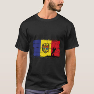 Moldavië Vlag Vist Moldavië T-shirt