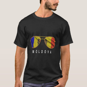 Moldavië Zonnebril Moldavië Vlag Moldavië T-shirt
