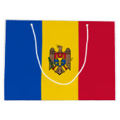 Moldavische vlag groot cadeauzakje (Achterkant)