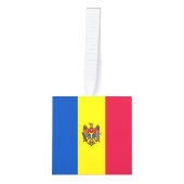 Moldavische vlag kubus ornament (Voorkant)