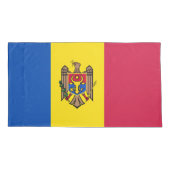 Moldavische vlag kussensloop (Achterkant)