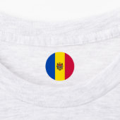 Moldavische vlag labels (Aangebracht)