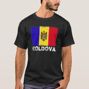 Moldavische vlag ondersteunt Moldavische volksmati T-shirt