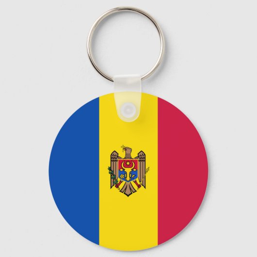 Moldavische vlag sleutelhanger (Achterkant)