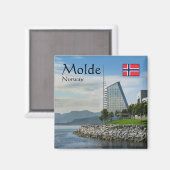Molde Noorwegen Souvenir Magneet (Voorkant / Achterkant)