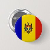 Moldova Ronde Button 5,7 Cm (Voorkant /achterkant)